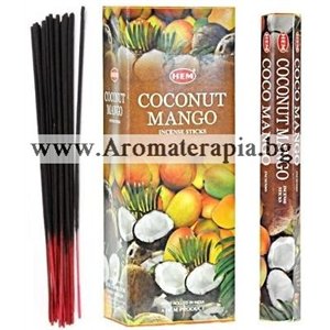 Ароматни Пръчици - Кокосов Орех и Манго (Coconut-Mango) HEM Corporation